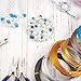 PandaHall Elite 10 Rolls Aluminum Craft Wire 18 Guage Flexible Artistic Floral Jewely Beading Wire 10 Colors DIY Jewelry Craft Making Each Roll 65 Feet