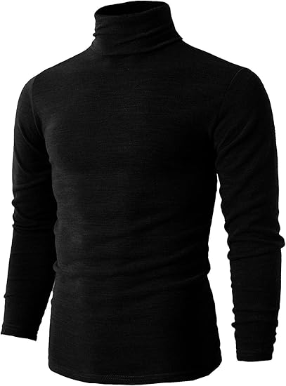 t shirt col roulé homme