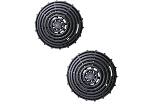 UanofCn 7100118 Intake Filter Screen for Johnson Pump and Livewell Aerator Pump 77125 Skeeter Ranger and Fishing Boat Round Nylon Plastic Black