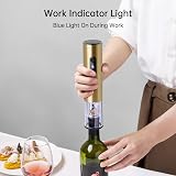 ELMWAY VinoLux Series Rechargeable Electric Wine Opener Gold view 5