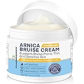 PHARMBANNER Arnica Bruise Cream Extra Strength – Fast-Acting Arnica Montana with Vitamins K, C & E for Bruising, Swelling, Discoloration & Thin Skin – Hydrating Moisturizer for Face & Body – 4 oz