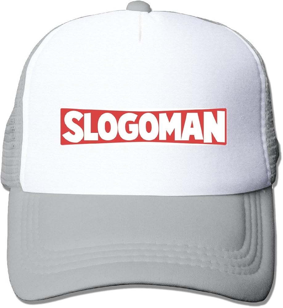 Amazon.com: Slogoman Logo Letter Design Fashion Mesh Hats Caps Unisex Adjustable Ash: Clothing