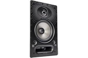 Polk Audio 65-RT in-Wall Speaker - The Vanishing Series with Premium Sound | Power Port & Paintable Wafer-Thin Sheer Grille |