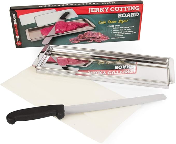 TSM Products Jerky Cutting Board and 10Inch Slicer Knife Amazon.ca