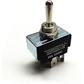 GAMA Electronics 30 Amp Toggle Switch 3 Position Polarity Reversing DC Motor Control- Momentary