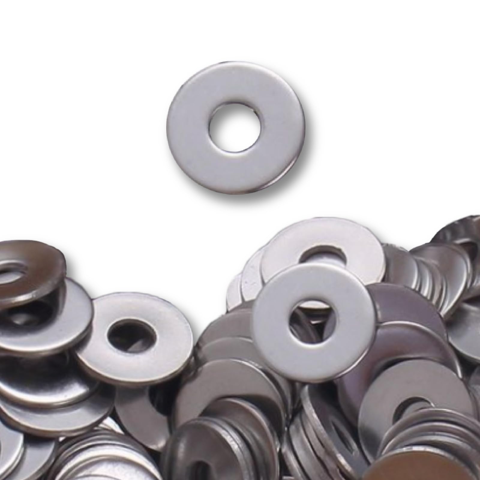 ワッシャー M8 内径8mm×外径16mm×厚み1.2mm【100枚】 座金 平座金 Mon amulette の商品画像
