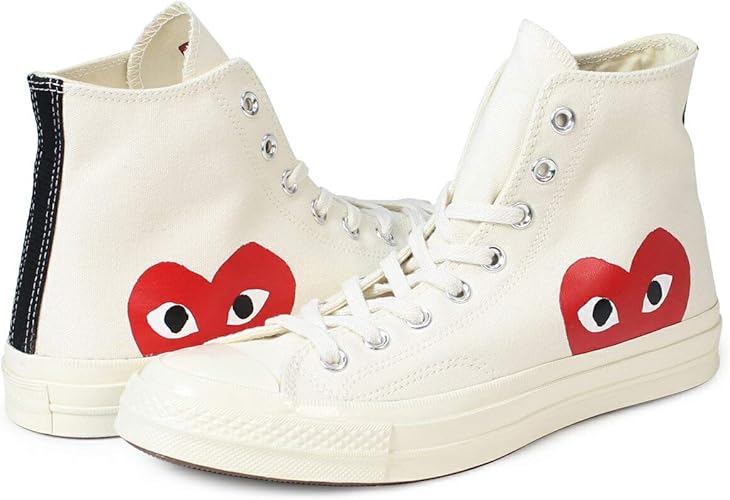 Amazon Comme Des Garcons コムデギャルソン Play スニーカー 1505c Az K112 オフホワイト 並行輸入品 スニーカー