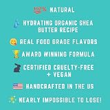 Crazy Rumors Plum Apricot BIGGIE Lip Balm 4x Size Natural Vegan Leaping Bunny view 4