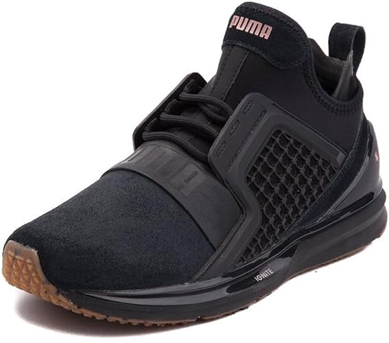 Amazon プーマ Puma 靴 シューズ レディーススニーカー Womens Puma Limitless Suede Athletic Shoe Black Gold ブラック ゴールド Us 8 5 25 5cm Puma プーマ シューズ バッグ