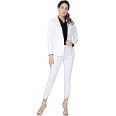Marycrafts Women’s Two Piece Suits – Business Blazer Pant Suit Set, Professional Work Outfit for Office