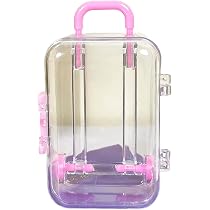 Amazon.com: Miniature Suitcase Dolls Accessories Trunk Toy Small ...
