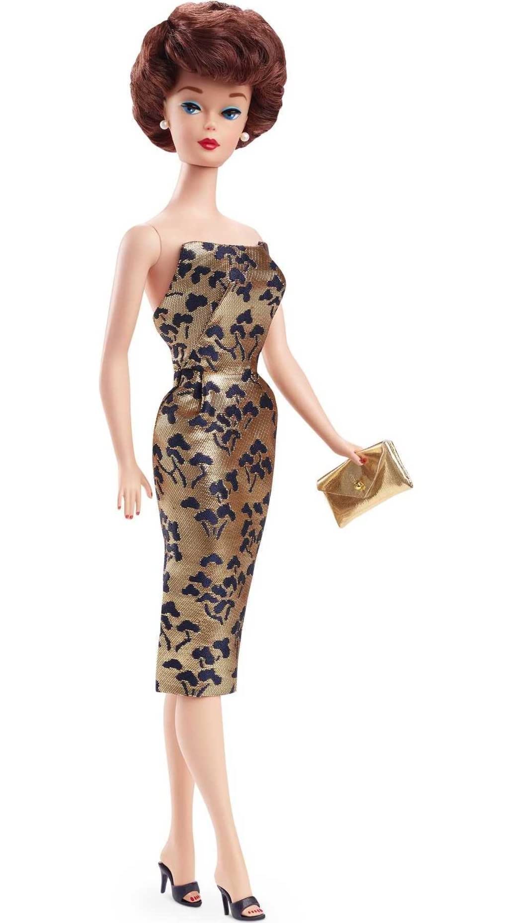 Barbie 1961 Brownette Bubble Cut Barbie Doll