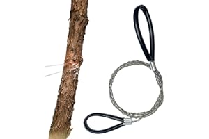 Generic Stainless Steel Wire Saw - Manual PVC Pipe String Saw Portable Hand Chainsaw, Outdoor Sawing Tool for Hiking Picnics 