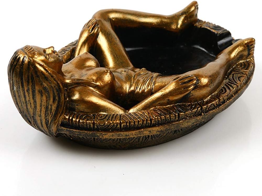 Novelty Creative Sexy Girl Ashtray Resin Indoor Ashtray Home Office Decoration Desktop Smoking Ash Tray Outdoors Portable Cigarettes Ashtray - Image 5