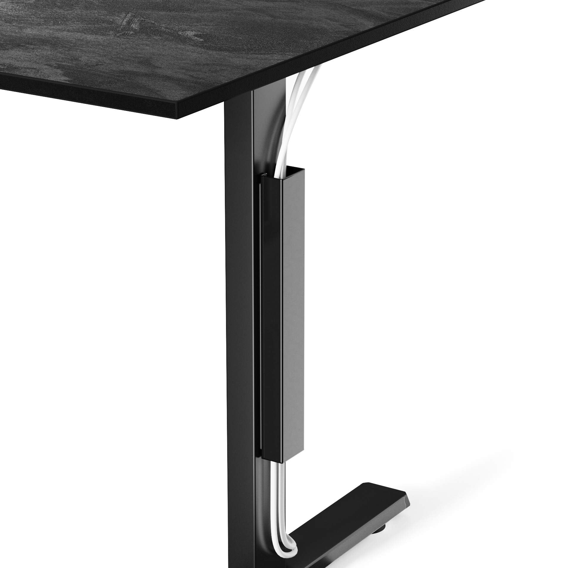 Mobili Fiver, Desk cable trunking Clara, Black