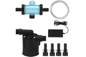 BAOSHISHAN Ice Bath Accessories Kit, Cold Plunge Kit with 317GPH External Pump, Filter, 1/2” to 0.71" Connector, Hose, Compatible 500L 300L Aquarium Chiller & Inflatable Cold Plunge Tub