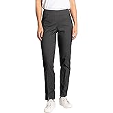 SLIM-SATION Womens Golf Apparel - Women's Regular Pull-On Straight-Leg Pant with Pockets