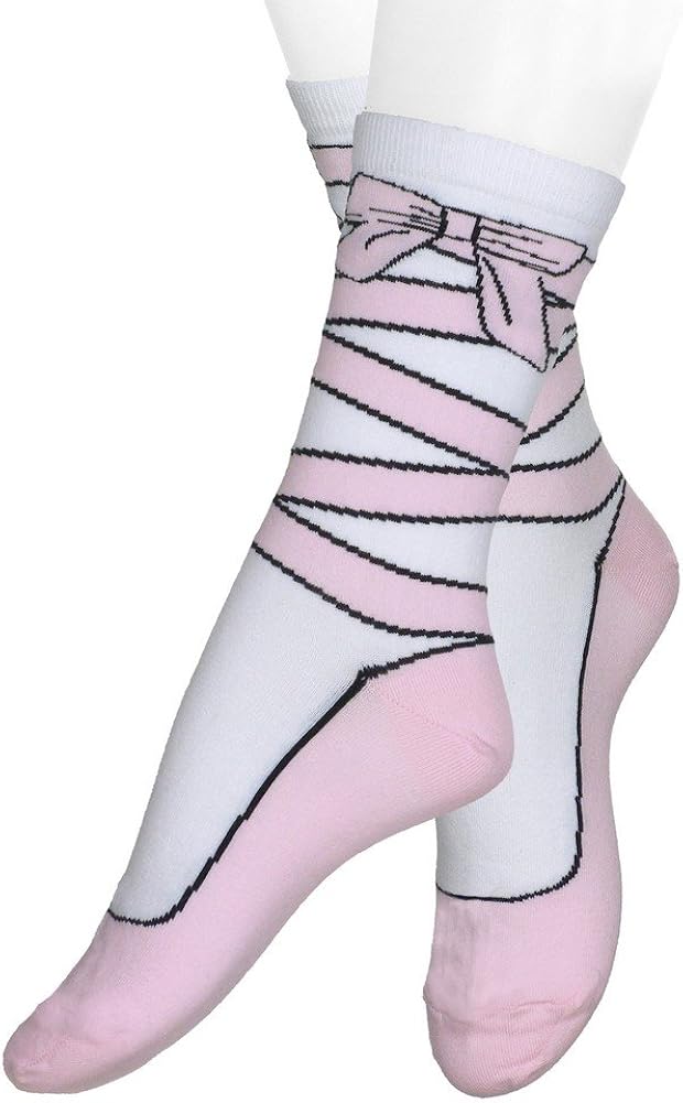 The Ballet Slipper Sock, Hosiery for Women, One Size, Pink