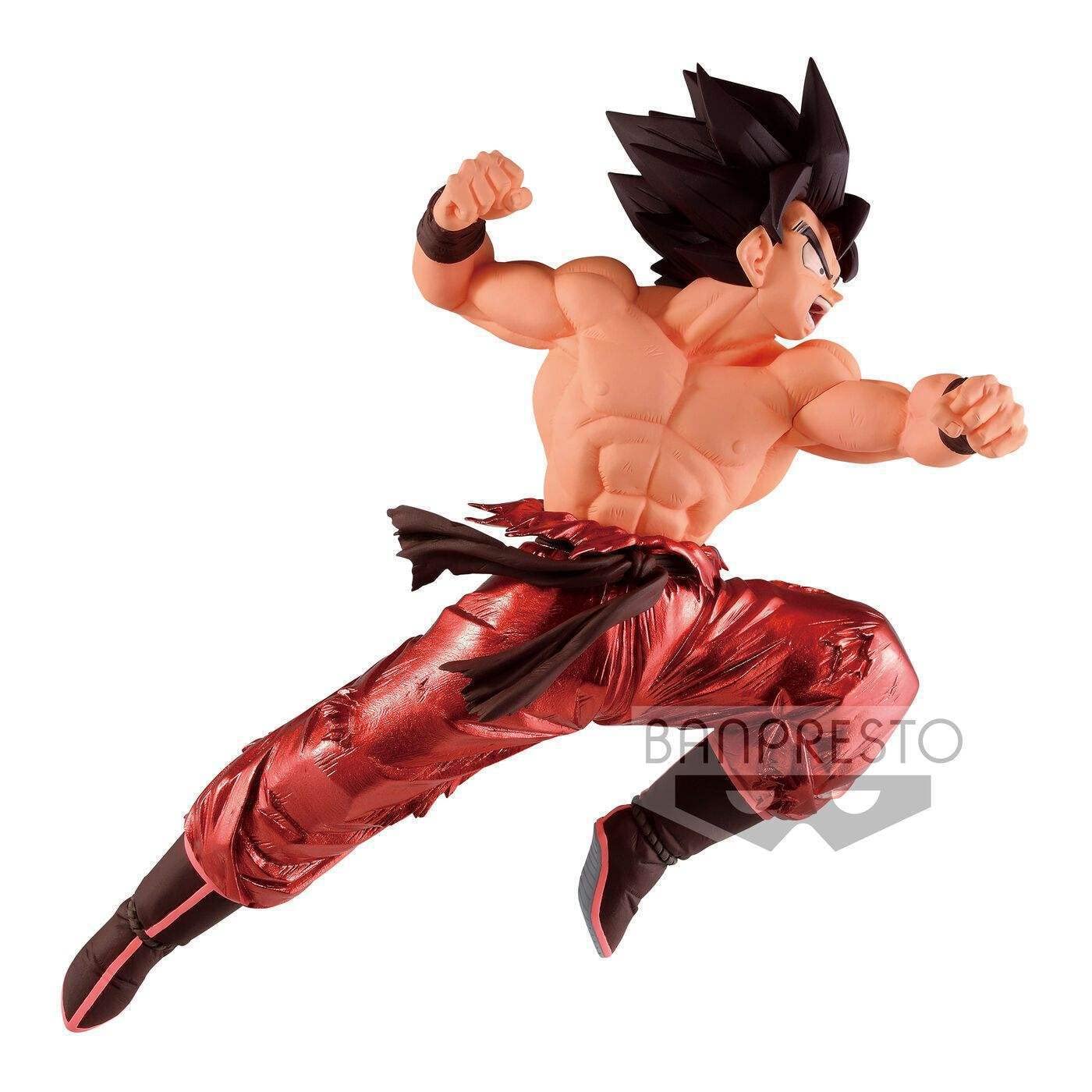 Banpresto BP17751 Dragon Ball Z-Kaioken Son Goku Sp.X-Figurine Blood of Saiyans 16cm, Multicolor, Standard