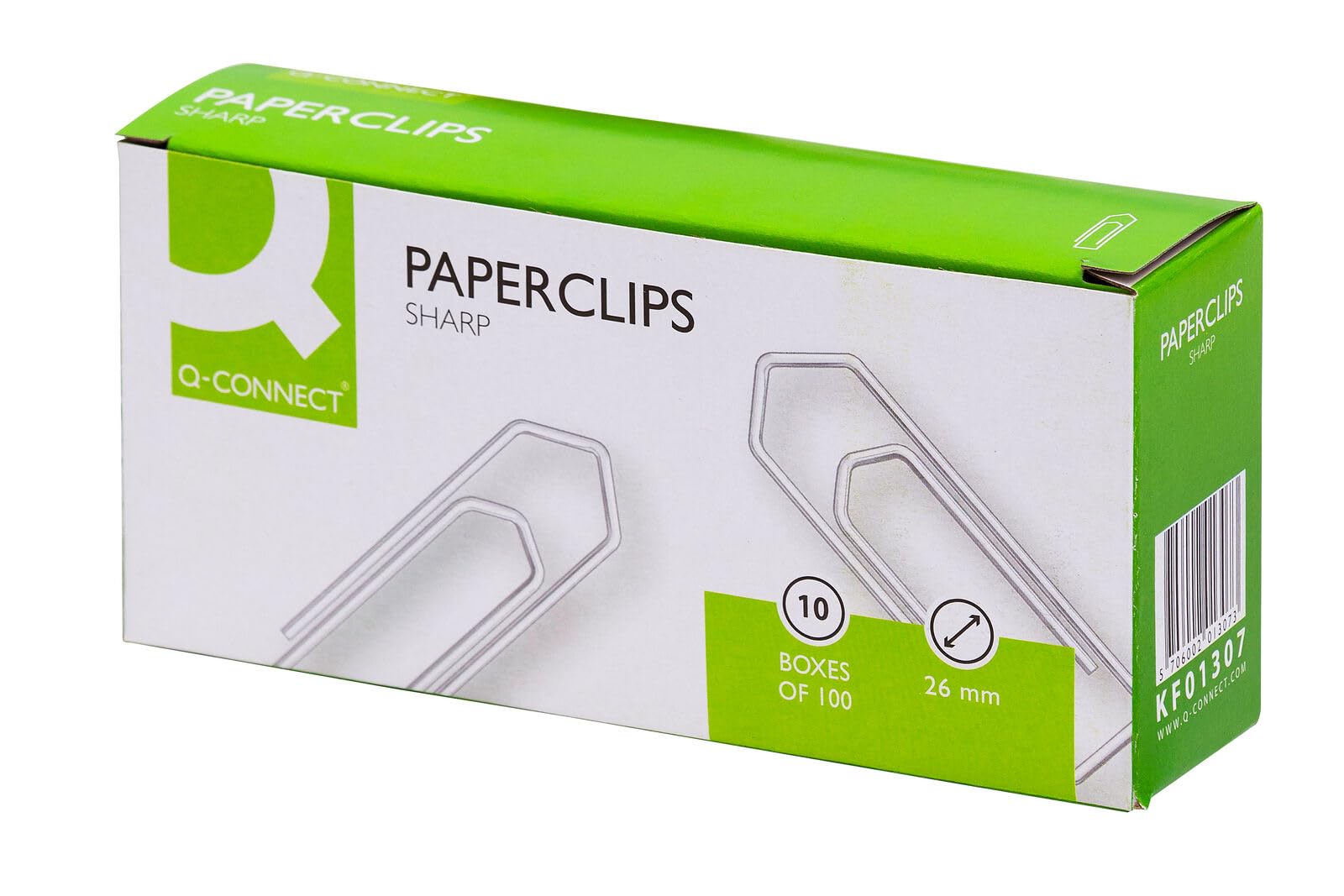 Q-Connect Paperclips No Tear 26 mm (Pack of 1000) KF01307Q