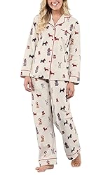 PajamaGram Christmas Pajamas For Women - Flannel