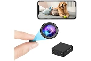 Chihod Mini Spy Camera HD 1080P Hidden Camera, Portable Small Nanny Cam with Night Vision, Motion Activated, WiFi Hidden Cam Surveillance, Tiny Camera Indoor Outdoor, Home Cameras, Phone APP