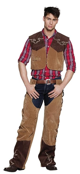 Boland 83646 Erwachsenen Kostüm Cowboy Bruce mens 54/56