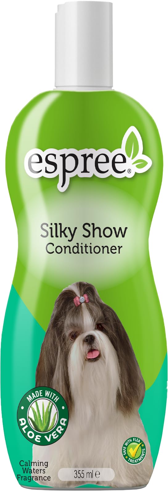 Espree Natural Silky Show Conditioner for Dogs with Natural Safflower Oil & Silk Protein 355ml Conditioner