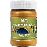 Modern Masters Satin Olympic Gold Metallic Paint | Decorative Wall Finish, Accent Walls And Furniture, Shimmering Satin Appearance, Water-Based Formula, 6 Oz