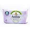 Andrex Fregrance Free Washlets Moist Toilet Tissue, Certified 'Fine to Flush', Plastic Free & Biodegradable,36s 12 Packs