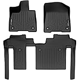 SMARTLINER Custom Fit Floor Mats 2 Row Liner Set Compatible with 2021-2025 Toyota Sienna