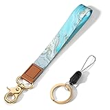 Hsxnam Wrist Lanyard Key Chain, Cute Wristlet Strap