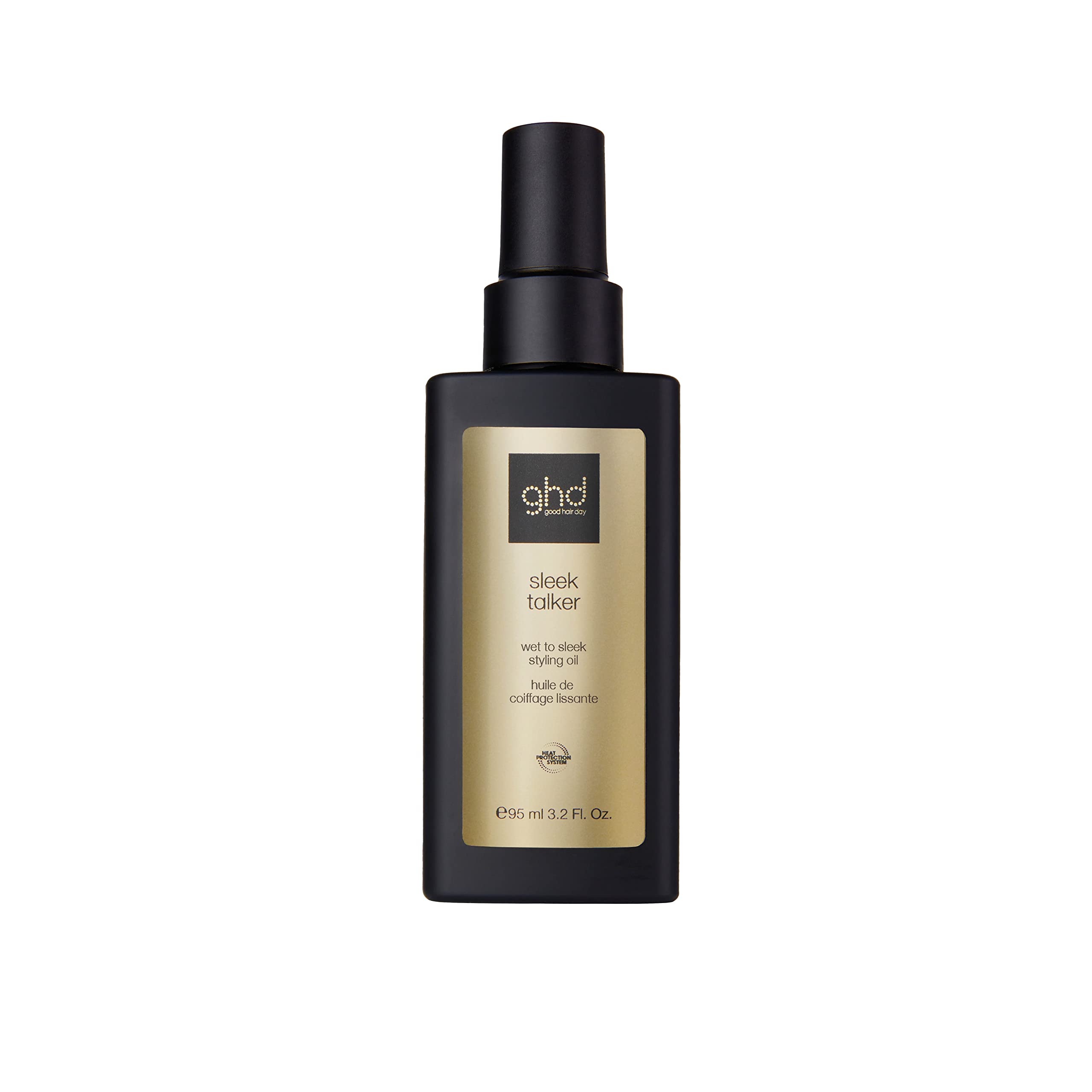 ghd Sleek Talker - Wet To Sleek Styling Oil, Smoothing and Softening Hair Oil With Heat Protection, Formulated with Nourishing Argan Oil, Non-greasy and Lightweight