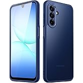 JETech Funda Mate para Samsung Galaxy A17, Azul | Protección Militar, Parte Trasera Mate, Carcasa Acabado Antihuellas, Diseño