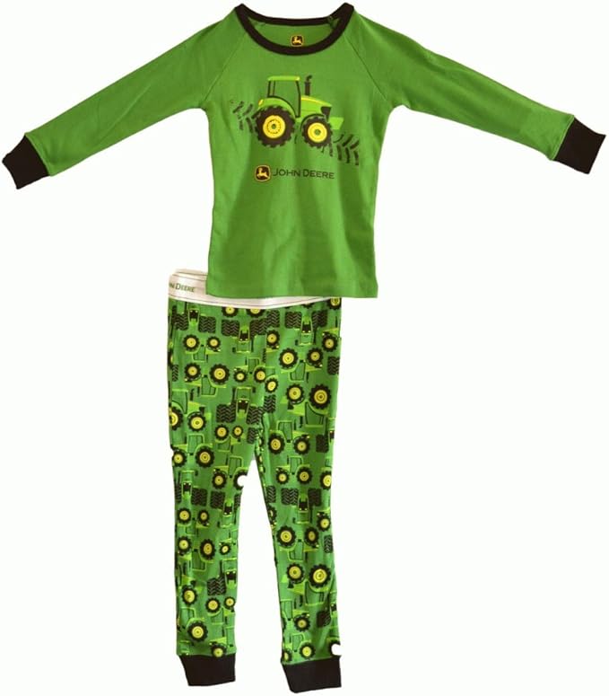 John Deere Tractor Pajamas Pjs (5/6 (Medium)) Green Pants