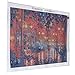 Kisstaker 40x27cm Rhinestone Cross-stitch Lighting Scene DIY Diamond Painting Kits Arts, Crafts & Sewing Cross Stitch