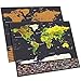 COSBITY Scratch Off World Map, 17