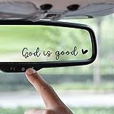 Christian Decal, Rear View Mirror Decal, Faith Car