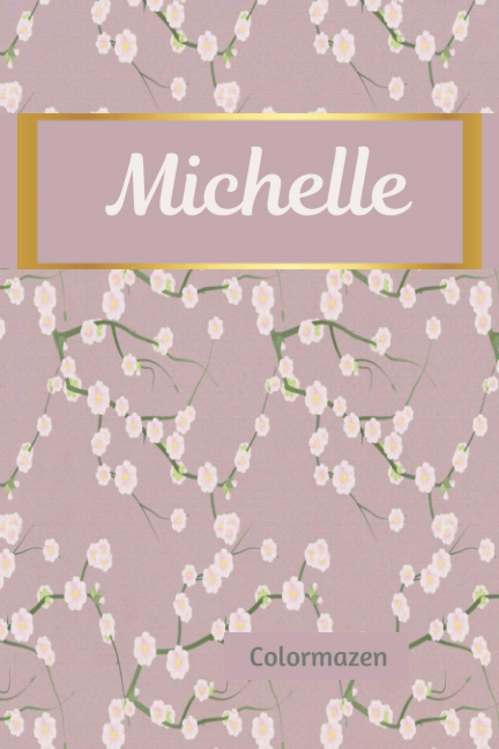 Michelle: Personalised Cherry Blossom Notebook (Small)