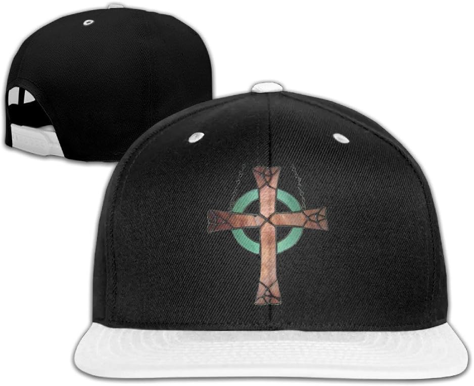 Celtic Irish And Scottish Cross Contrast Color Snapback Hat Red