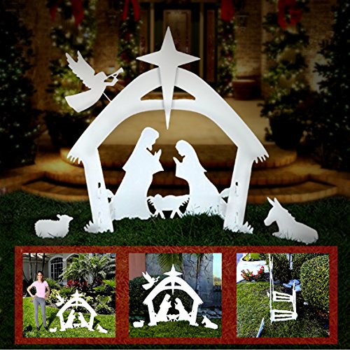 EasyGO Outdoor Nativity Christmas Decoration-Outside Yard, 4 Foot Tall - Thumbnail 7