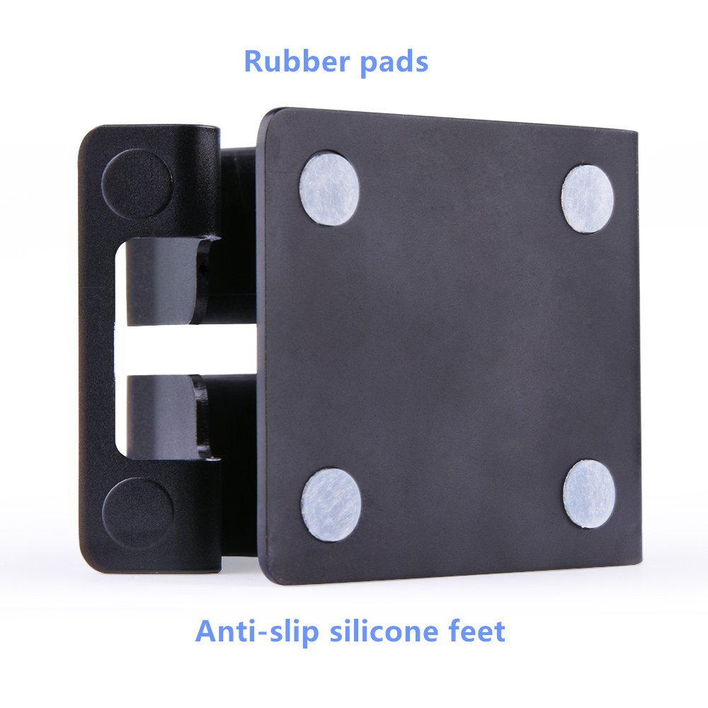 Cell Phone Stand, Swelt Phone Stand Cradle, Dock, Holder for iPhone 8 X 7 6 6s Plus 5 5s charging, all Android Smartphone, Accessories Desk, Switch and more- Black (Black#1)