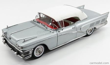 Amazon ビュイック リビエラ ミニカー アメ車 1 18 Sun Star Buick Riviera Limited Convertible Closed 1958 Silver Mist ミニカー ダイキャストカー おもちゃ