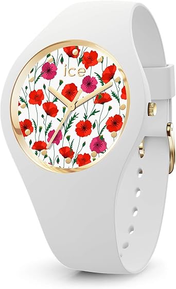 Ice-Watch - ICE flower White poppy - Reloj bianco para Mujer ...