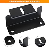 JMIATRY 8 Pcs Solar Panel Mounting Brackets Aluminum Z Shape for RV Boat view 3