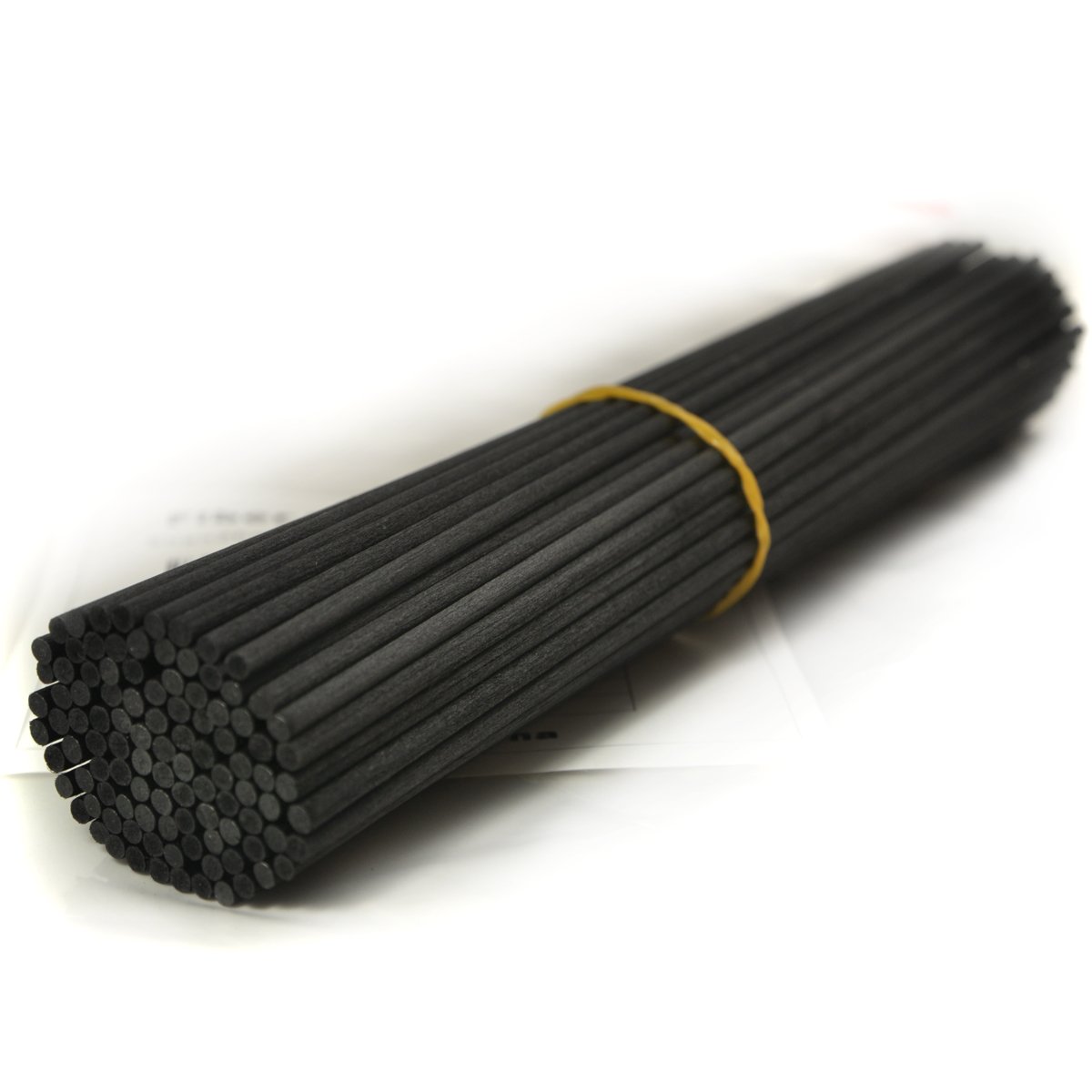 Fiber Diffuser Replacement Sticks For Aroma Fragrance 100 Pieces (25cm x 3mm, Black)