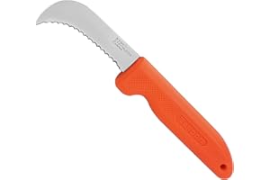 Zenport K104 Harvest Utility Knife, Landscape, 3-Inch Stainless Steel Deep Serrated Blade