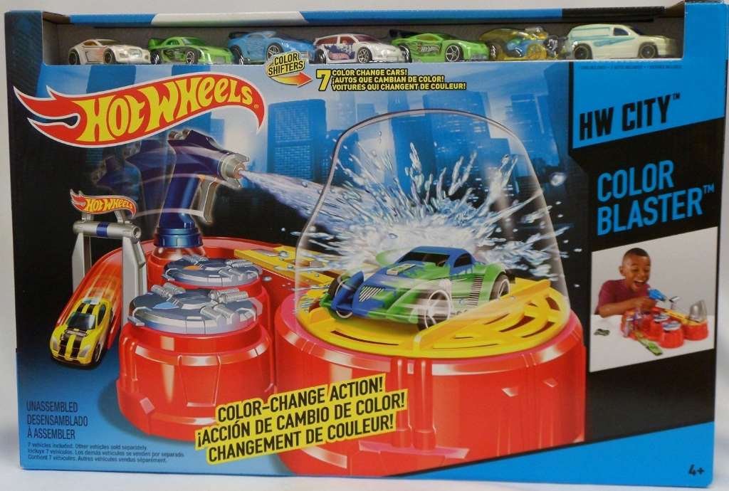 Hot Wheels Color Blaster Includes 7 Color Change Cars by Mattel Buy