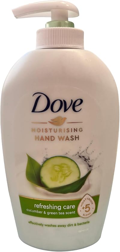 Dove Hand Wash Cucumber Green Tea Moisturising Cream 6 x 250ml Pack