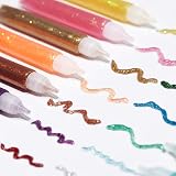 TBC Glitter Glue Pens 30 x 10ml Washable Craft Supplies view 4